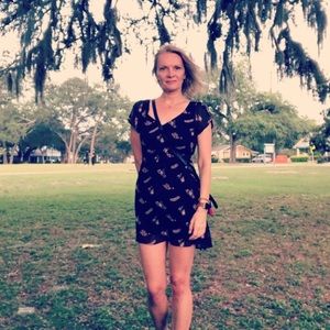 Express Mini Floral Dress